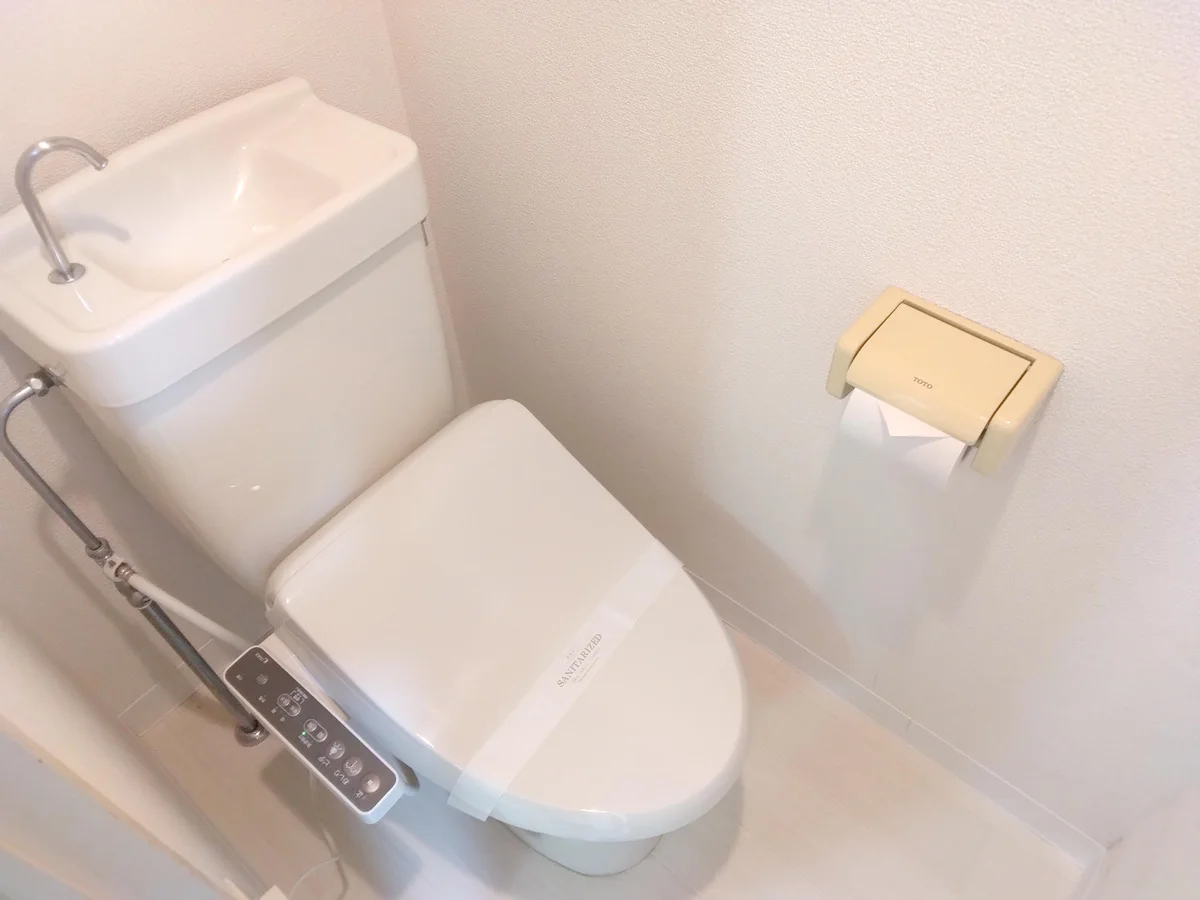 温水便座付トイレ