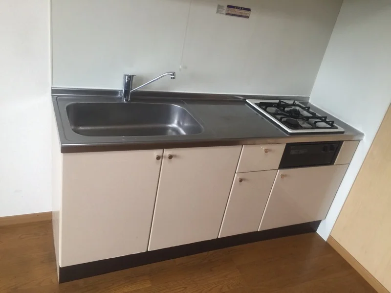 ガスコンロ２口付き