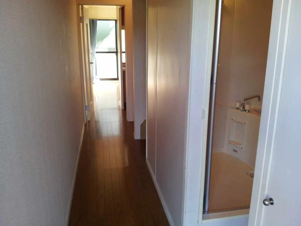 玄関からの風景です。