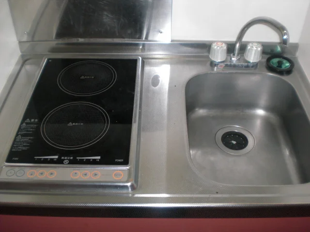 ２口電気コンロ