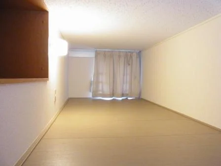 広々としたロフトです。収納も付いています。