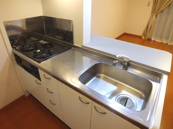 ３口ガスコンロ・カウンターキッチン