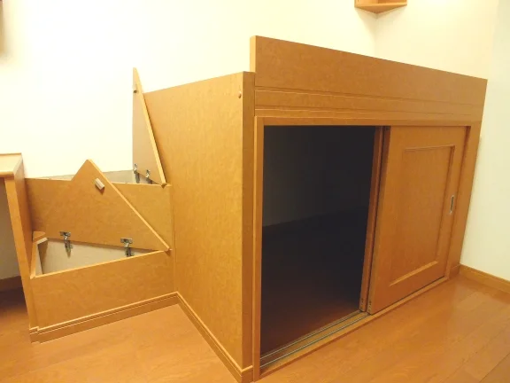 ベッド下収納になっています！