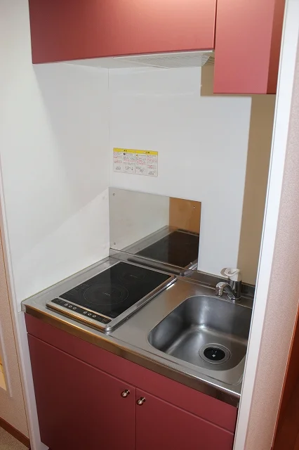 ２口電気コンロ