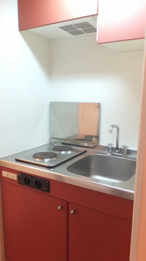 2口の電気コンロ