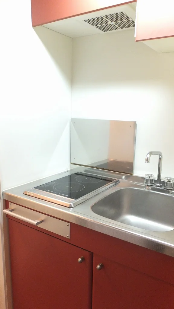 ２口ラジエントヒーター設置済み