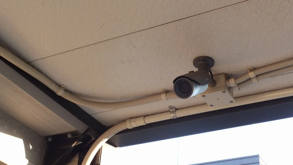 防犯カメラ付き