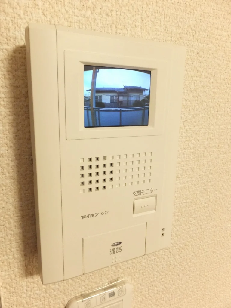 カラーモニター付きインターホン