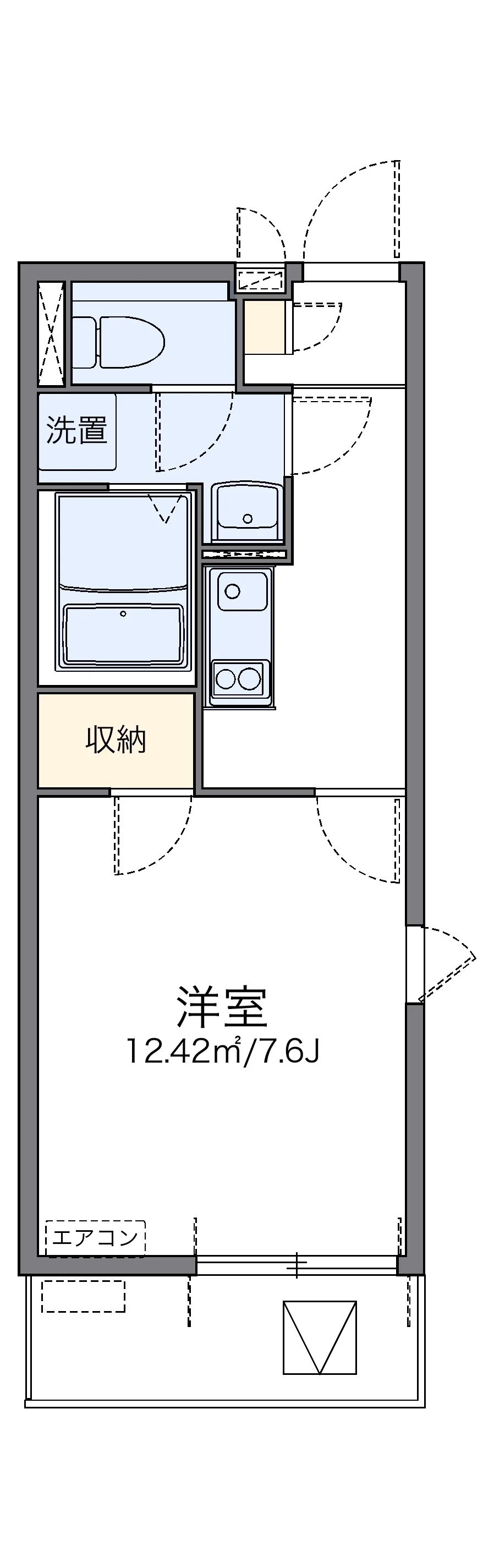 代表的な間取のため実際の間取とは異なる場合があります
