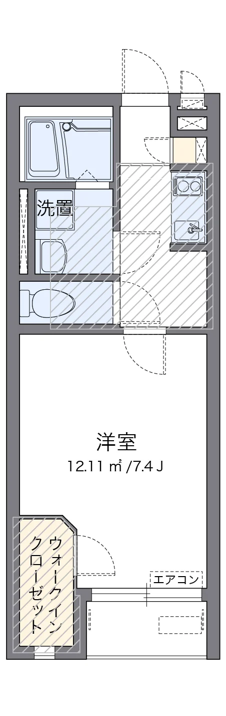 代表的な間取のため実際の間取とは異なる場合があります