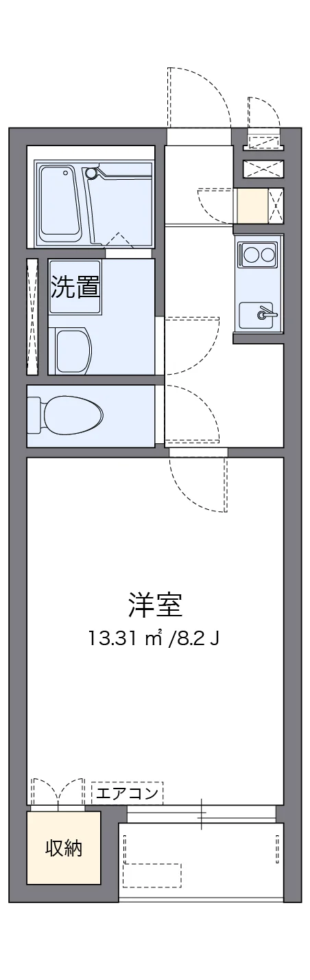 代表的な間取のため実際の間取とは異なる場合があります