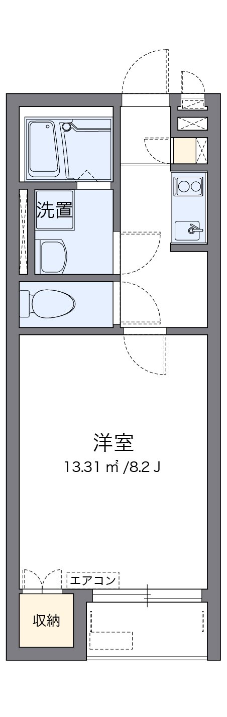 代表的な間取のため実際の間取とは異なる場合があります
