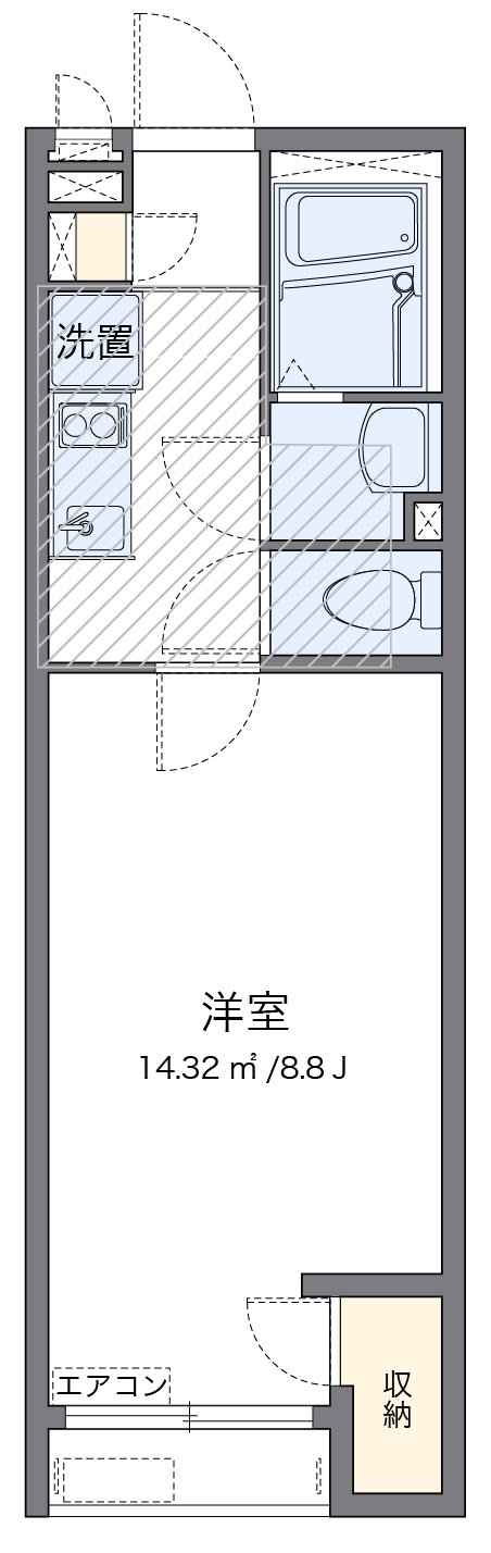 代表的な間取のため実際の間取とは異なる場合があります