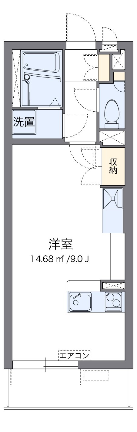 代表的な間取のため実際の間取とは異なる場合があります