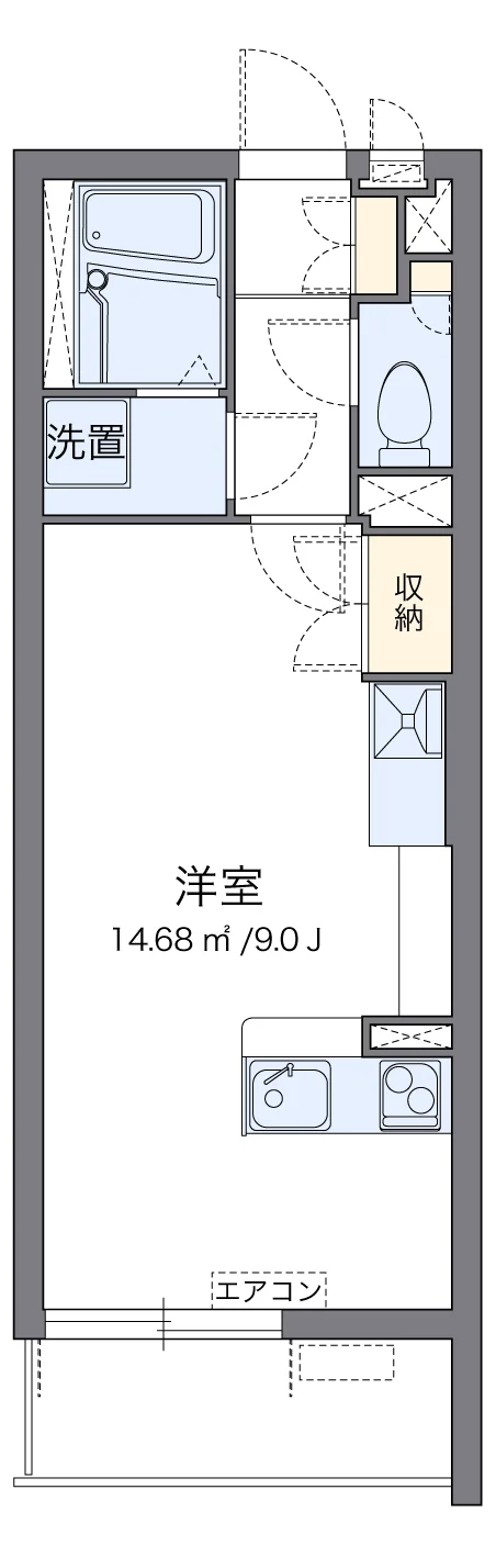代表的な間取のため実際の間取とは異なる場合があります