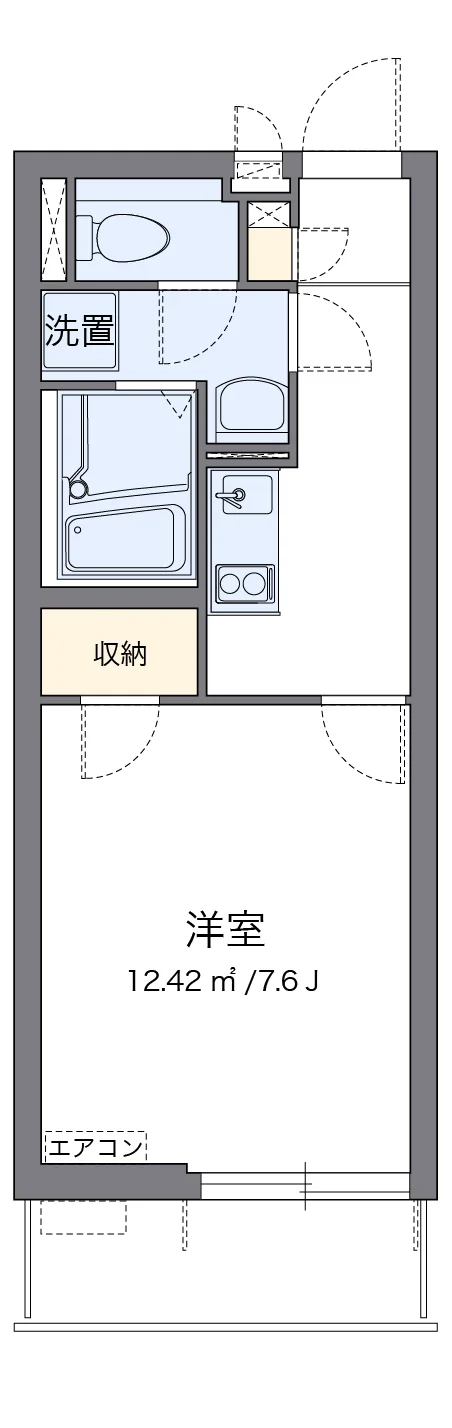 代表的な間取のため実際の間取とは異なる場合があります