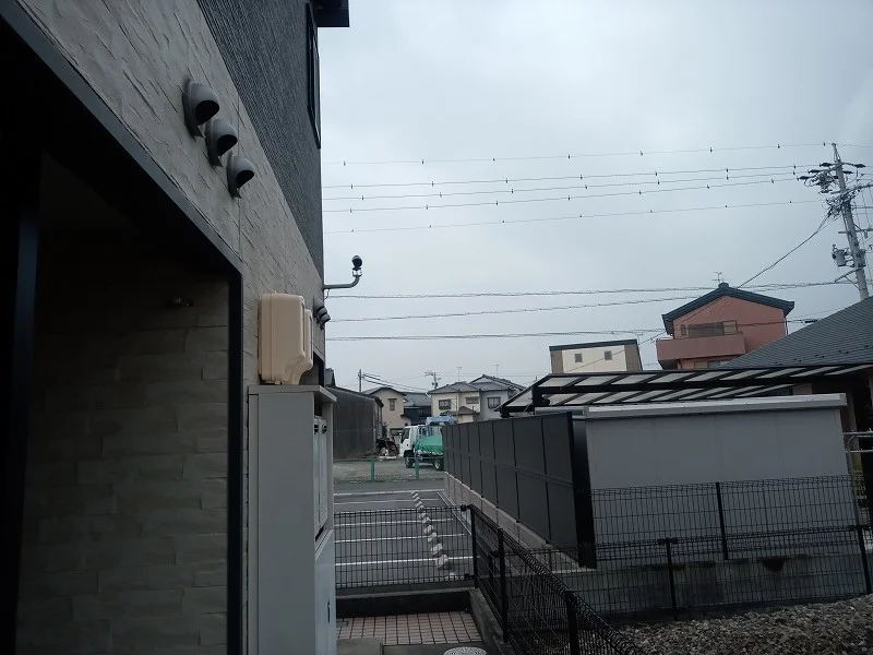 防犯カメラ設置で監視中