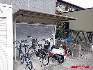 屋根付き駐輪場