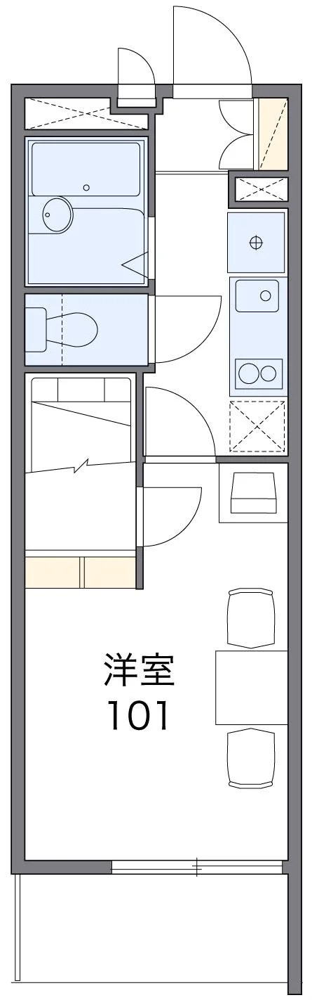 代表的な間取のため実際の間取とは異なる場合があります