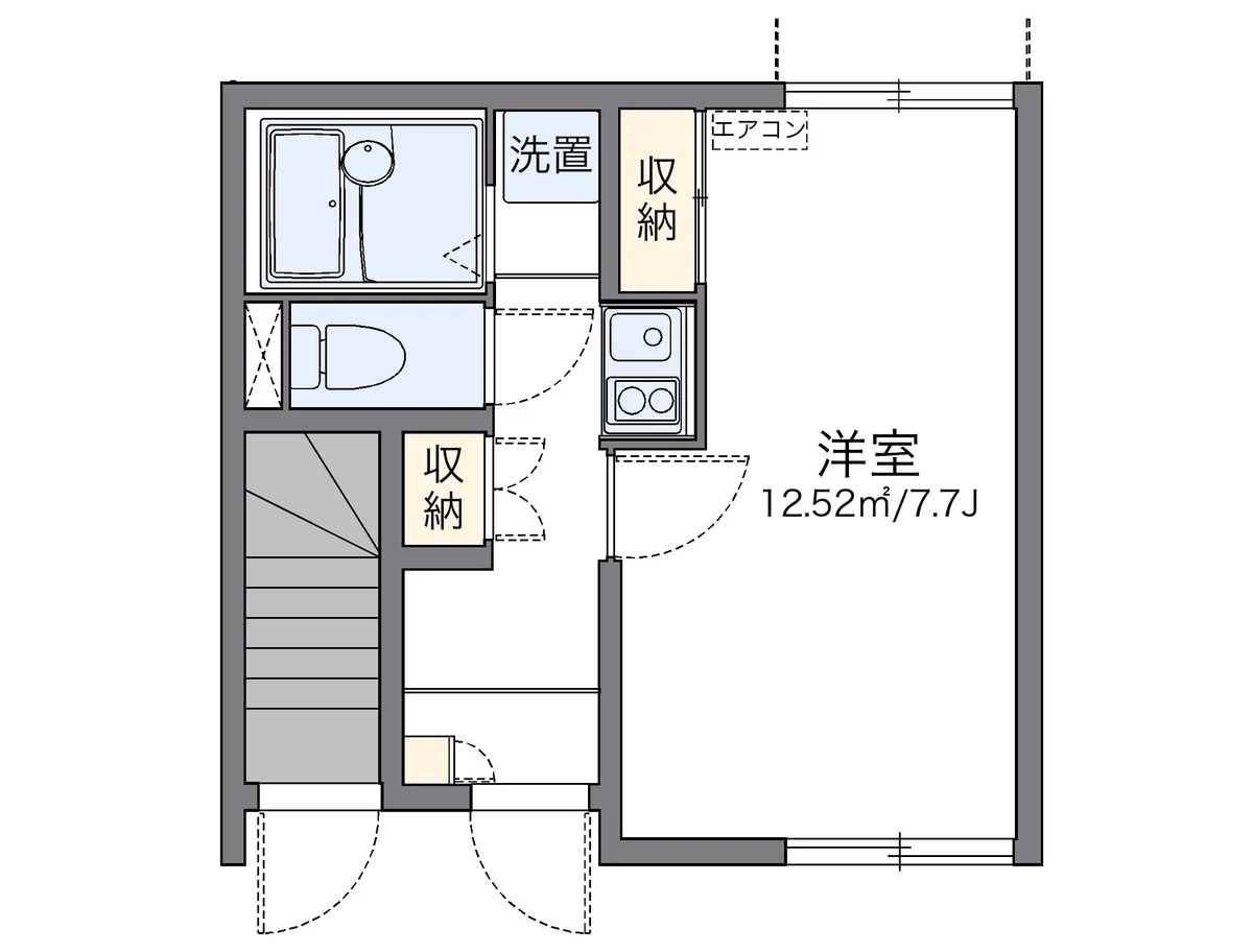 代表的な間取のため実際の間取とは異なる場合があります