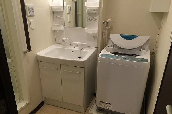 独立洗面台付きです