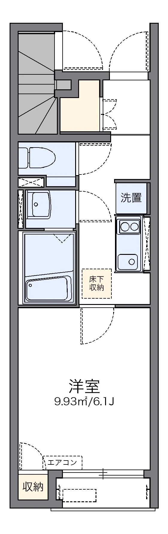 代表的な間取のため実際の間取とは異なる場合があります