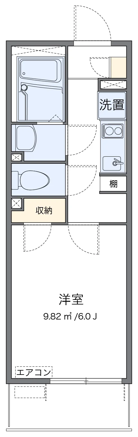 代表的な間取のため実際の間取とは異なる場合があります