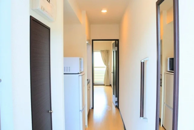 人感センサーライトで明るくお出迎え♪