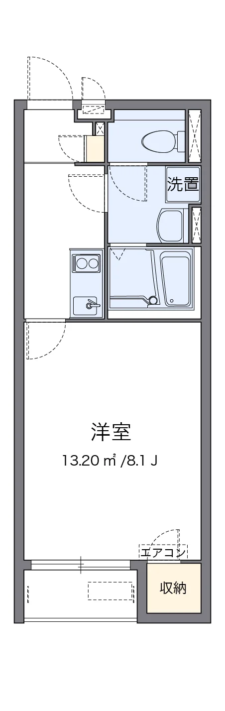 代表的な間取のため実際の間取とは異なる場合があります