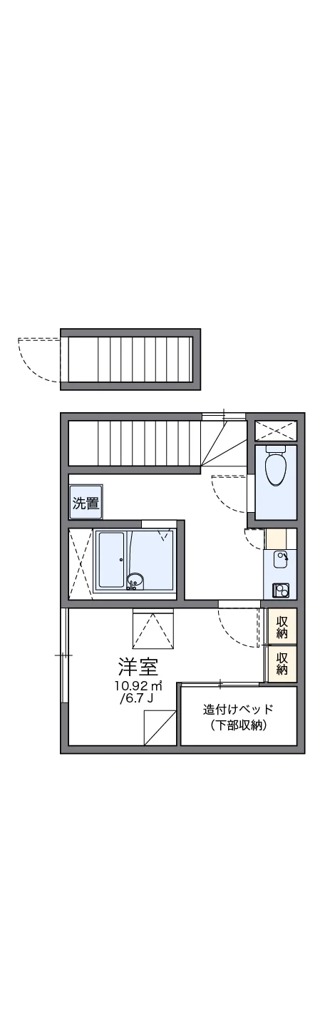 代表的な間取のため実際の間取とは異なる場合があります