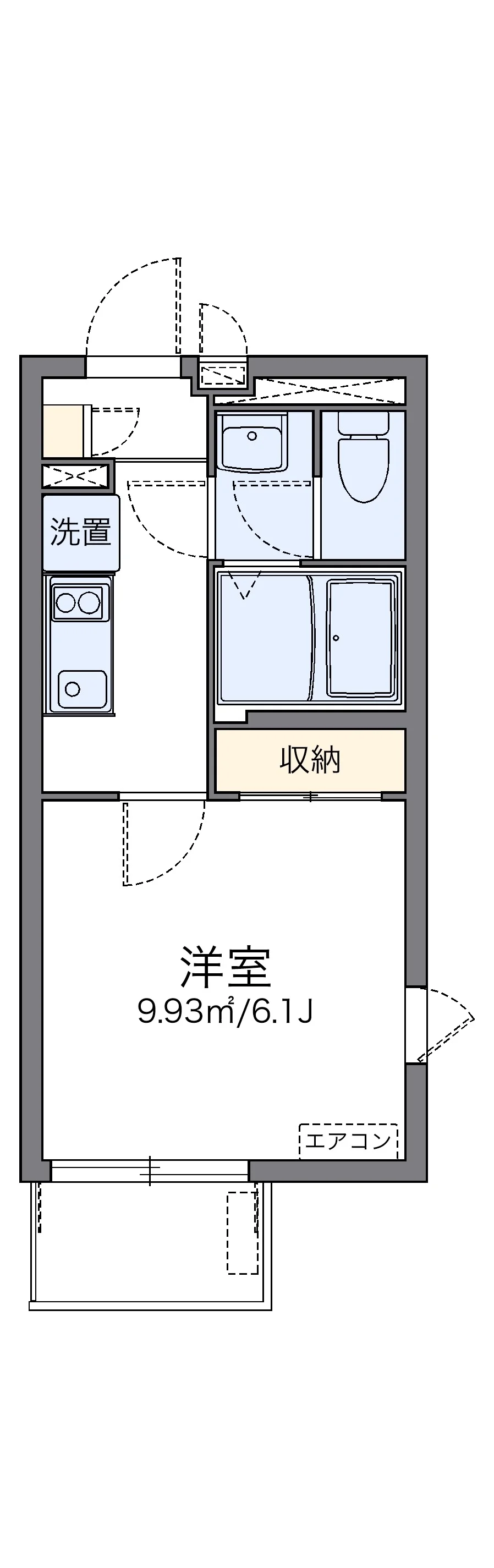 代表的な間取のため実際の間取とは異なる場合があります