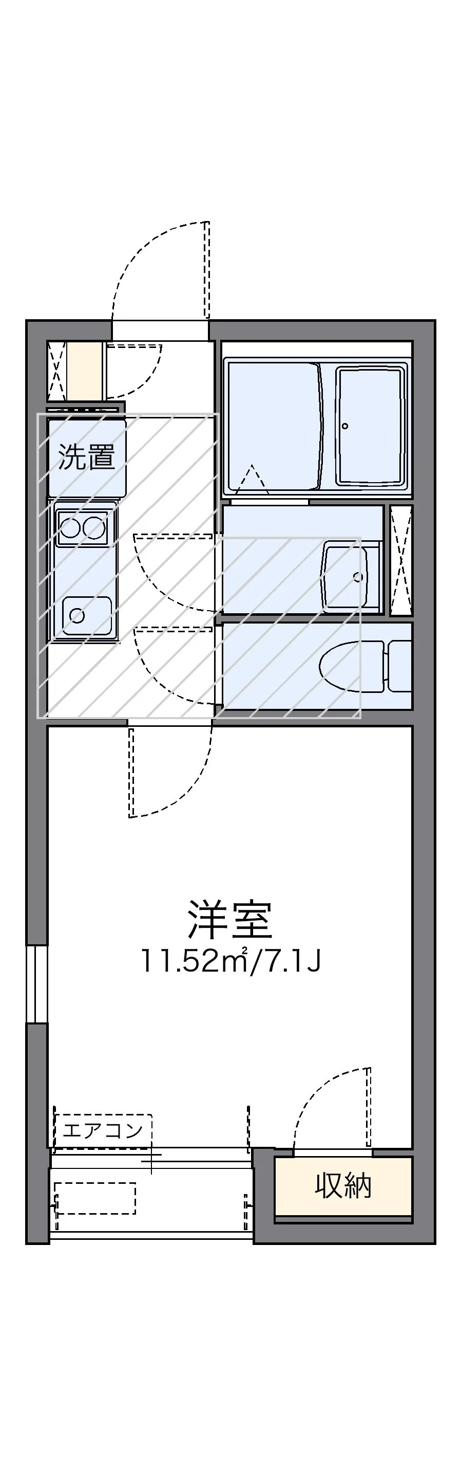 代表的な間取のため実際の間取とは異なる場合があります