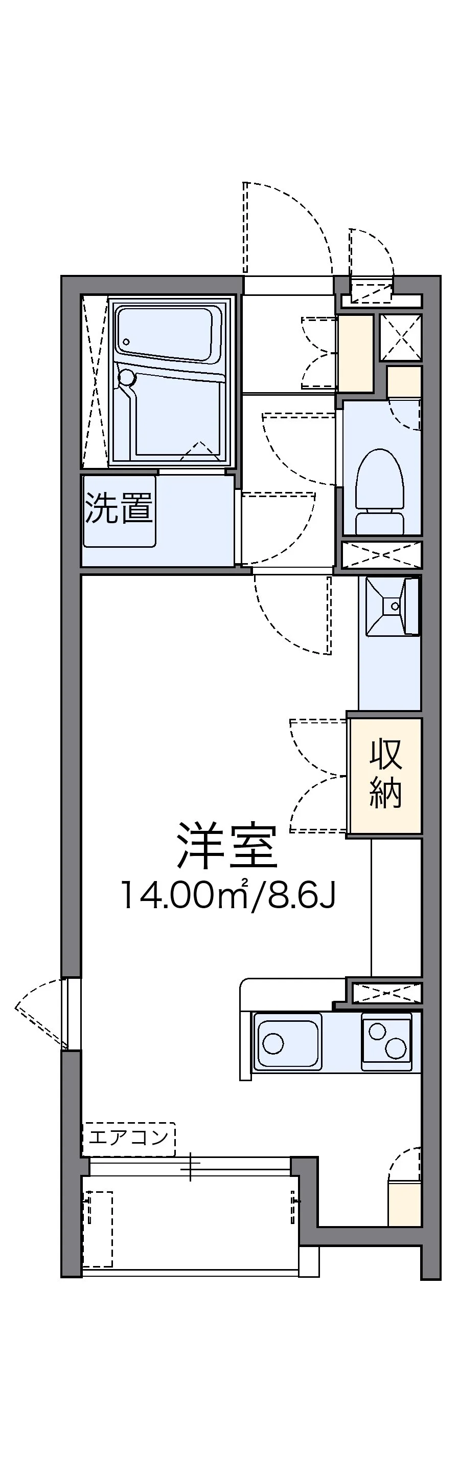 代表的な間取のため実際の間取とは異なる場合があります