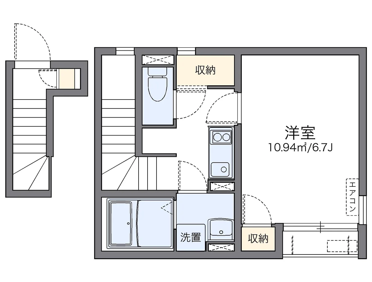 代表的な間取のため実際の間取とは異なる場合があります