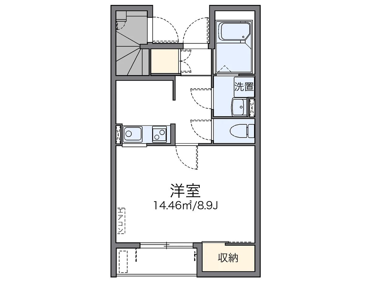 代表的な間取のため実際の間取とは異なる場合があります