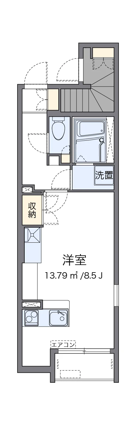 代表的な間取のため実際の間取とは異なる場合があります