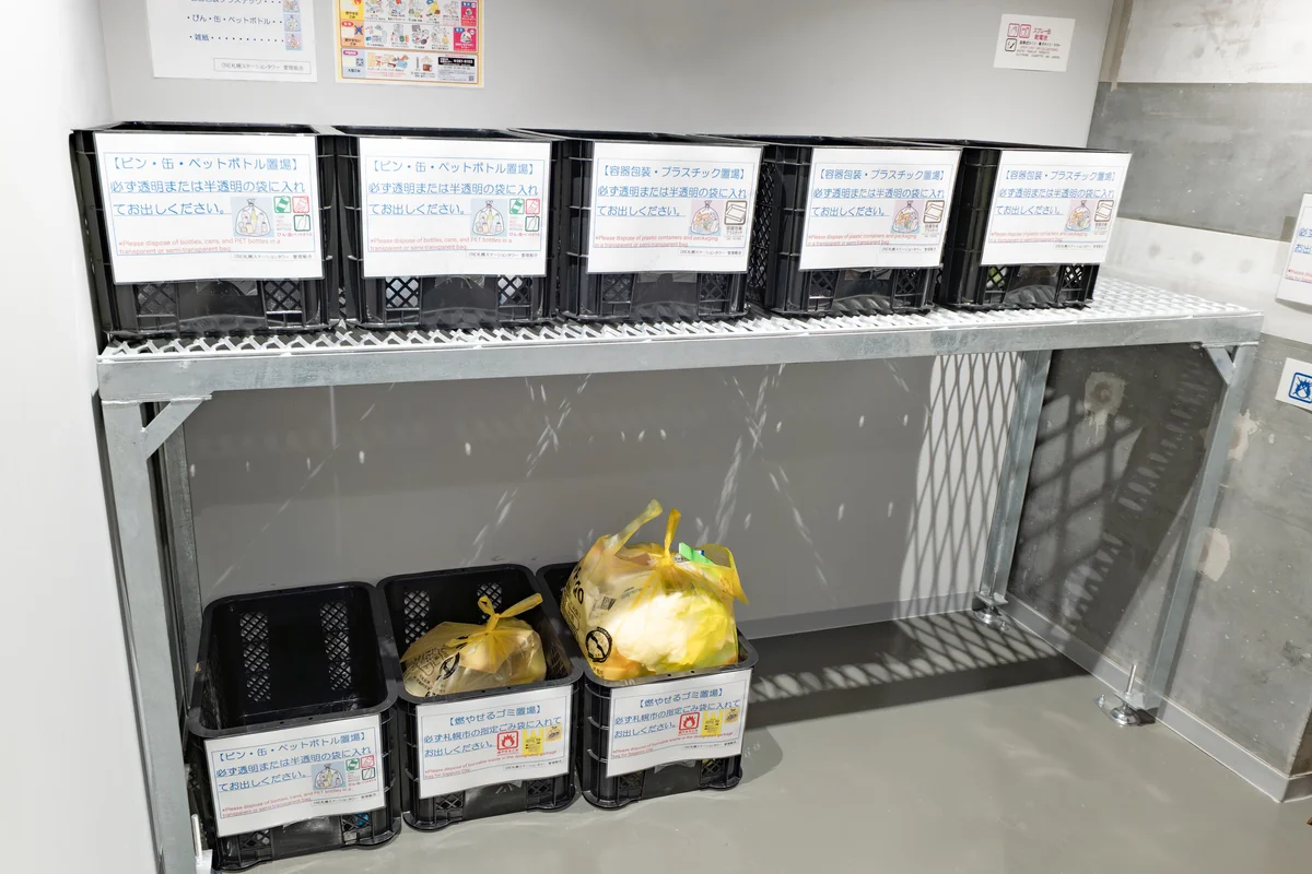 各フロア設置24hゴミステーション