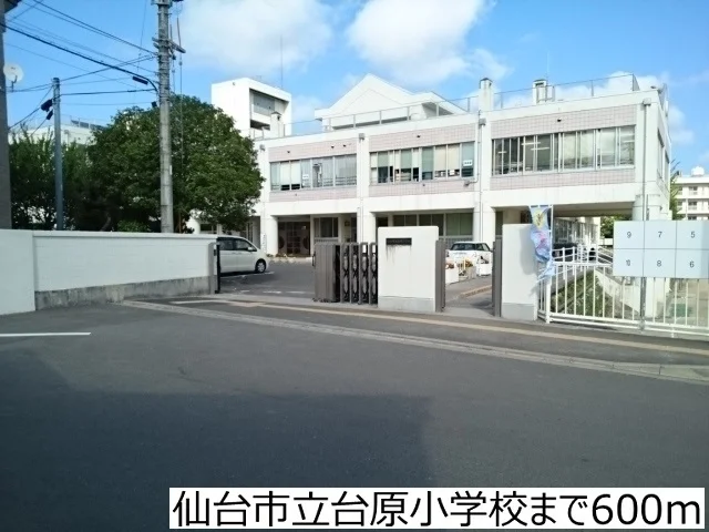 仙台市立台原小学校まで600m