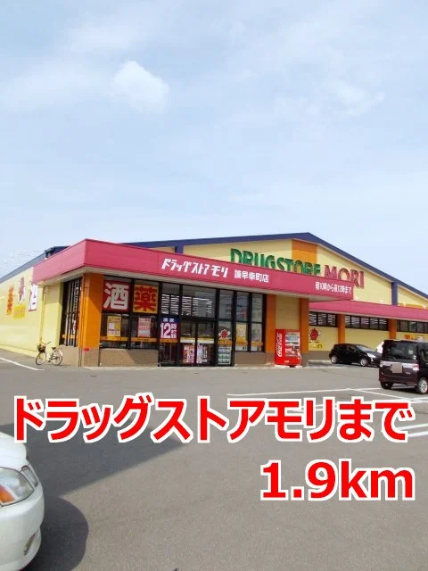 ドラッグストアモリまで1900m