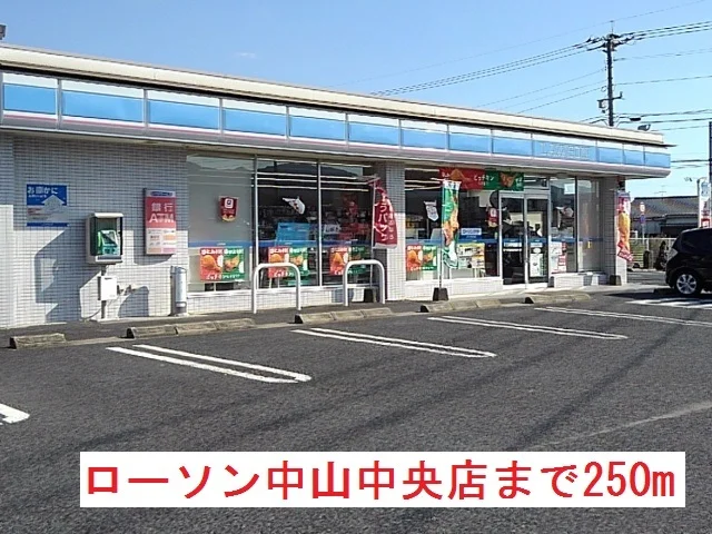 ローソン中山中央店まで250m