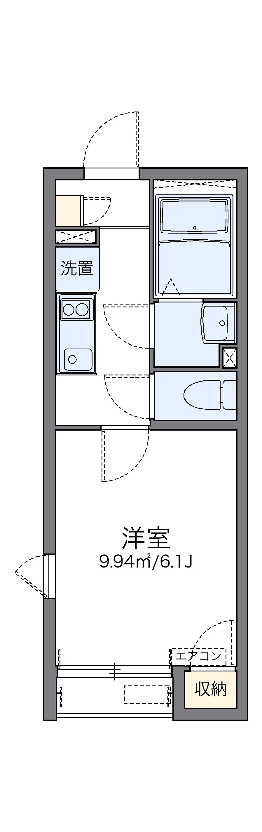 代表的な間取のため実際の間取とは異なる場合があります