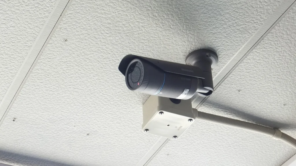 防犯カメラ付き