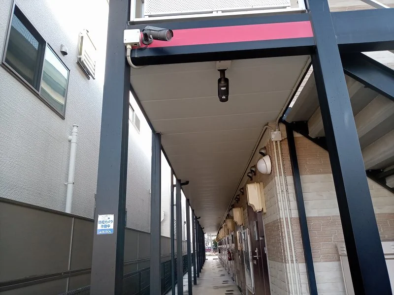 防犯カメラ設置で監視中