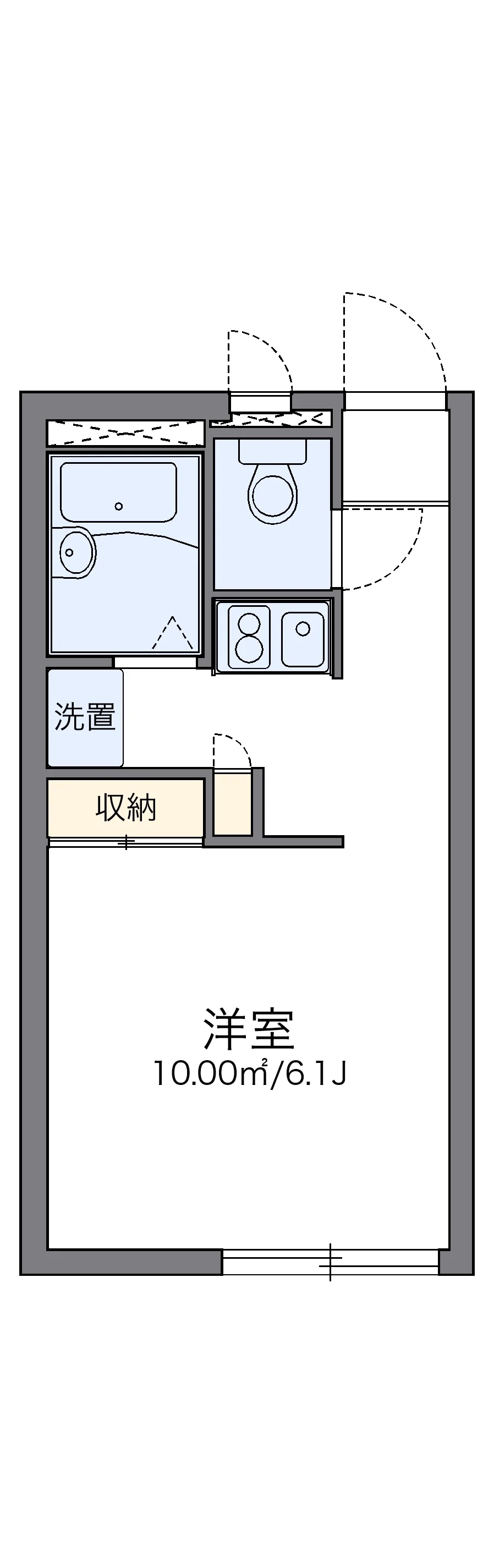 代表的な間取のため実際の間取とは異なる場合があります