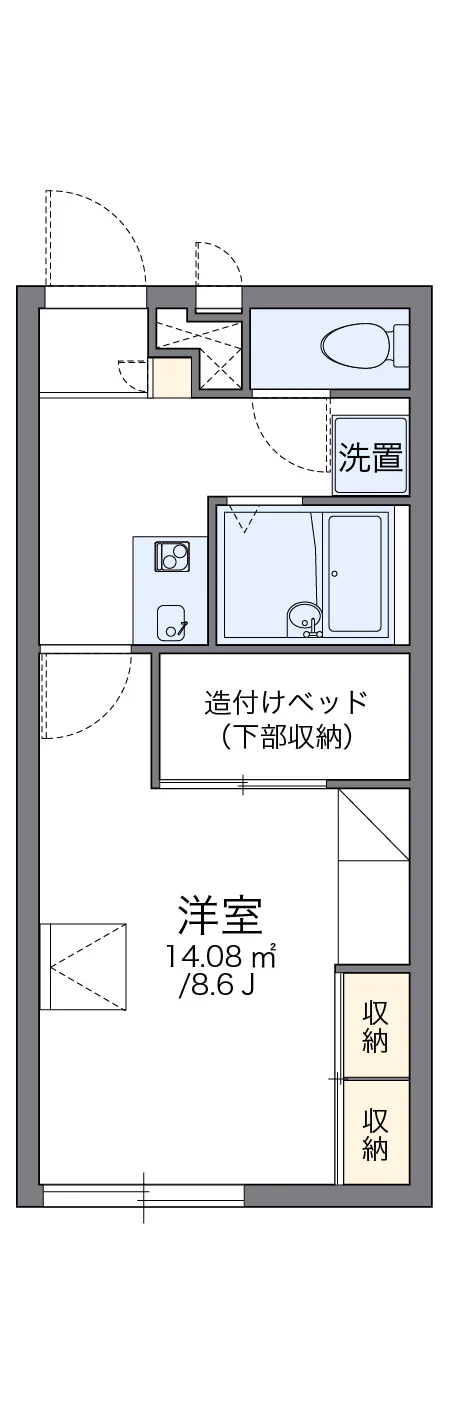 代表的な間取のため実際の間取とは異なる場合があります