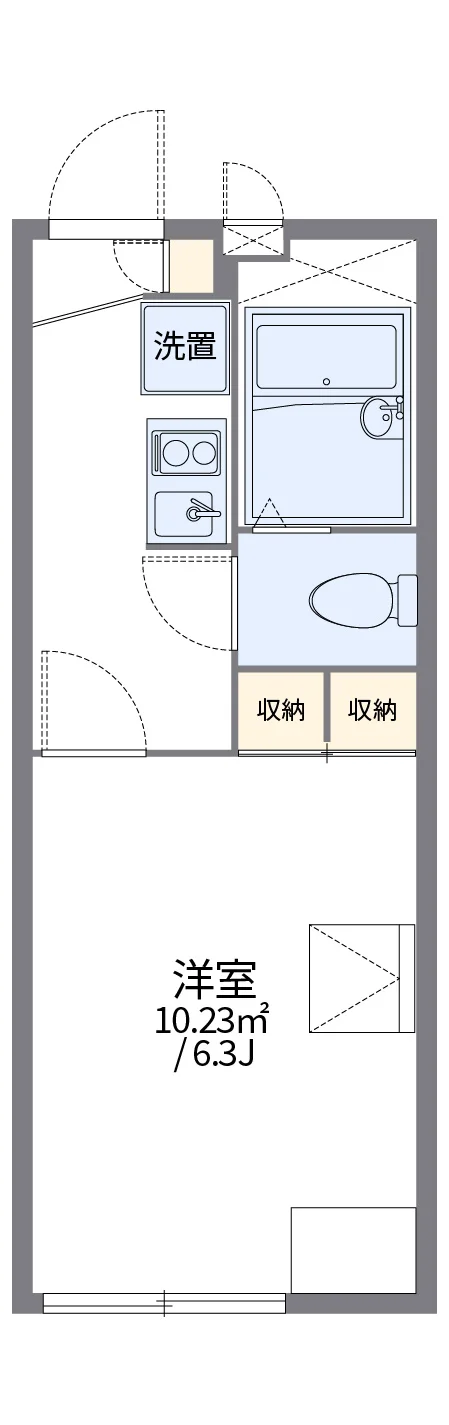 代表的な間取のため実際の間取とは異なる場合があります