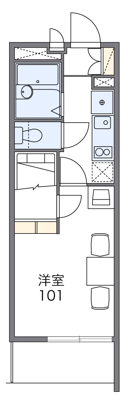 代表的な間取のため実際の間取とは異なる場合があります