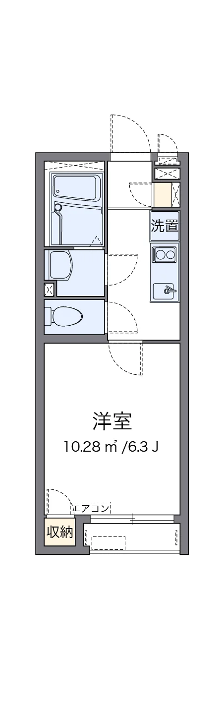代表的な間取のため実際の間取とは異なる場合があります