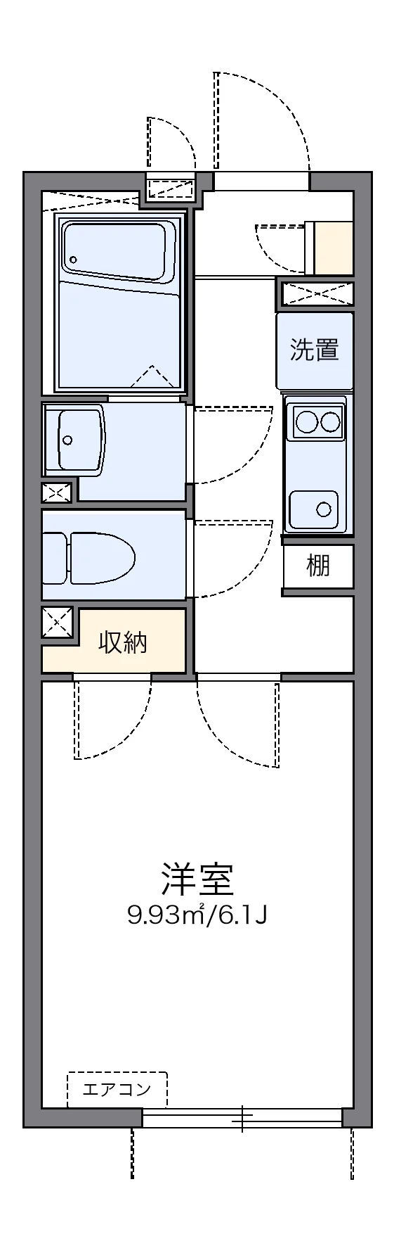 代表的な間取のため実際の間取とは異なる場合があります