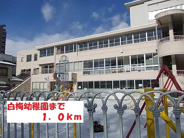 白梅幼稚園まで1000m